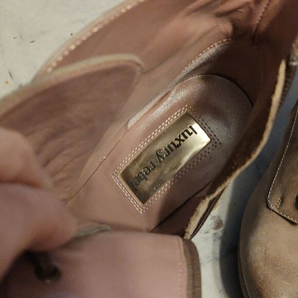 Luxury RebelMouse Ricki Leather Lace Up Platform Ankle Boots/Booties - Picture 7 of 9